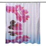 180*200cm,Bathroom,Shower,Curtain,Purple,Flower,Waterproof,Curtain