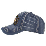 Denim,Letter,Pattern,Baseball,Sport,Outdoor,Sunshade,Visor