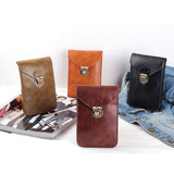 Men's,Waist,Genuine,Leather,Outdoor,Storage,Smartphone,Wallet,Holder