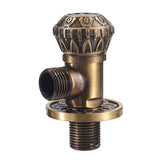 Antique,Brass,Triangle,Valve,Bathroom,Accessory,Brass,Angle,Valve,Filling,Valves,Diamond,Pattern