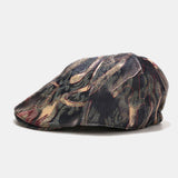 Cotton,British,Style,Street,Trend,Graffiti,Outdoot,Retro,Short,Forward,Beret