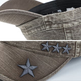 Outdoor,Washed,Cotton,Sunscreen,Adjustable,Military,Style,Peaked