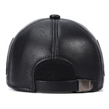 Artificial,Leather,Sport,Baseball,Adjustable,Earflaps,Snapback