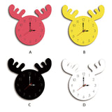 Wapiti,Creative,Clock,Living,Cartoon,Children's,Clock