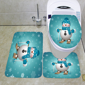 Christmas,Toilet,Covers,Bathroom,Bathroom,Carpet,Absorbent