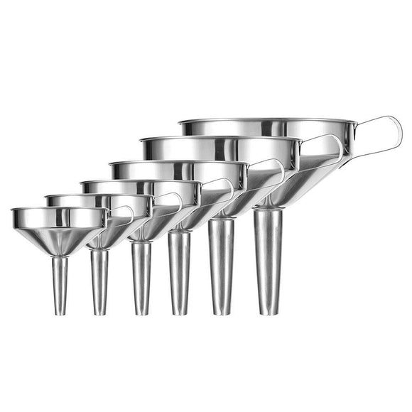Stainless,Steel,Mouth,Liquid,Water,Funnel,Kitchen,Filter