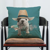 French,Bulldog,Printed,Pillowcase,Cotton,Linen,House,Decoration,Cushion,Cover,Pillow
