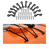 30Pcs,Kayak,Nylon,60Pcs,Stainless,Screw,Bungee,Material,Buckle