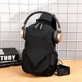 Men's,chest,simple,shoulder,Messenger,student,fashion,Oxford,spinning,casual,sports,Messenger,small