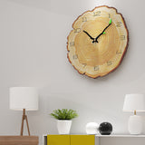 Loskii,MW002,Creative,Wooden,Pattern,Clock,Clock,Quartz,Clock,Office,Decorations
