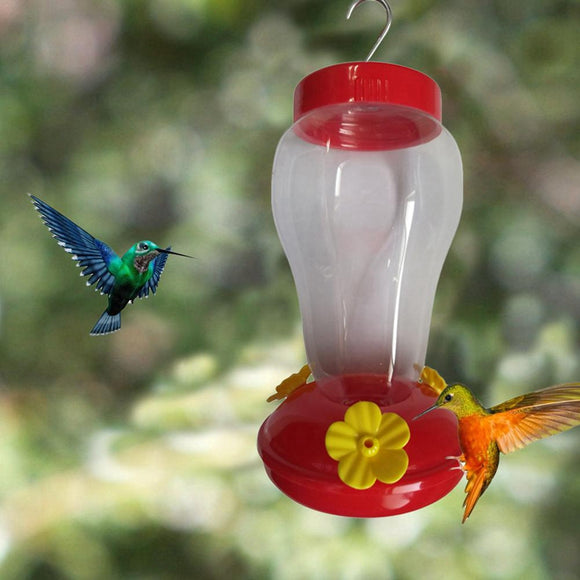 Water,Feeder,Bottle,Hanging,Hummingbird,Feeder,Garden,Outdoor,Plastic,Flower,Feeder