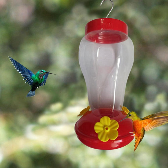 Water,Feeder,Bottle,Hanging,Hummingbird,Feeder,Garden,Outdoor,Plastic,Flower,Feeder