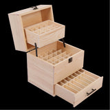 Slots,Essential,Storage,Wooden,Aromatherapy,Organizer,Roller