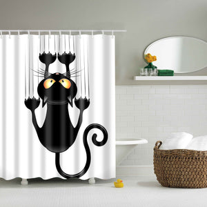 180x180cm,Cartoon,Bathroom,Fabric,Shower,Curtain,Waterproof,Polyester,Hooks