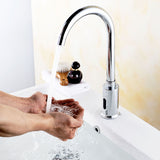 Alloy,Automatic,Infrared,Sensor,Kitchen,Basin,Faucet,Smart,Touchless,Single,Single,Handle,Mount,Controller