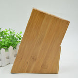 Bamboo,Cutter,Holder,Block,Scissor,Storage,Wooden,Kitchen,Organizer,Tools