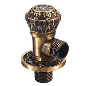 Antique,Brass,Triangle,Valve,Bathroom,Accessory,Brass,Angle,Valve,Filling,Valves,Diamond,Pattern