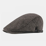 Cotton,British,Style,Street,Trend,Solid,Color,Outdoot,Retro,Forward,Beret