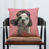 French,Bulldog,Printed,Pillowcase,Cotton,Linen,House,Decoration,Cushion,Cover,Pillow