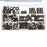 Suleve,MXZN10,120Pcs,Alloy,Furniture,Socket,Drive,Threaded,Insert