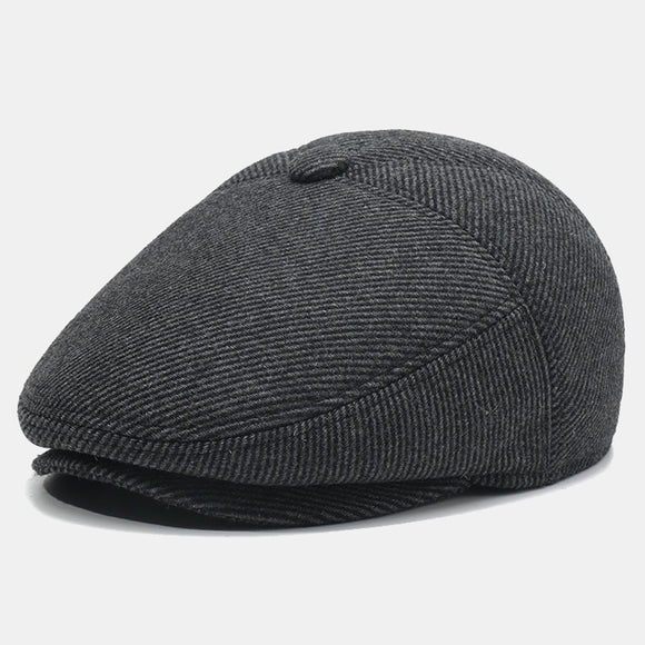 Men's,Woolen,Padded,Beret,Casual,Outdoor,Visor,Forward