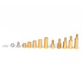 Suleve,M3BH6,750Pcs,Brass,Column,Standoff,Support,Spacer,Pillar,Stainless,Steel,Cross,Screw,Assortment,Board