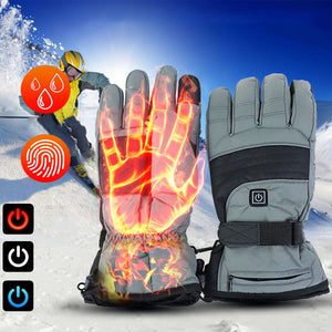 Modes,Heated,Gloves,Winter,Warmers,Thermal,Touch,Screen,Windproof,Waterproof,Skiing,Cycling,Riding,Gloves