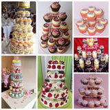Clear,Acrylic,Sheet,Cupcake,Stand,Display,Tower,Wedding,Birthday