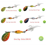 Original,Garcia,Spoon,Fishing,Spinner,Treble,Feather