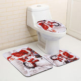 Bathroom,Christmas,Style,Bathroom,Carpet,Toilet,Cover