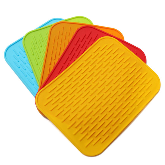 Kitchen,Silicone,Placemat,Insulated,Resistant,Table