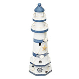 Mediterranean,Wooden,Light,House,Tower,Nautical,Starfish,Shell,Theme,Decorations