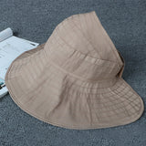 Summer,Women's,Outdoor,Protection,Folding,Empty,Beach