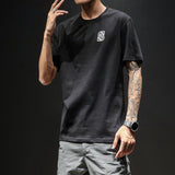 Men's,Crewneck,Quick,Breathable,Short,Sleeved,Comfortable,Printing,Loose,Summer,Fitness,Hiking,Camping,Travel