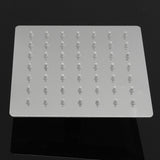 15x15cm,Square,Pressurized,Spray,Rainfall,Shower,Stainless,Steel