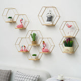Hexagon,Mounted,Shelf,Nordic,Storage,Bookshelf,Decorations,Display,Stand,Organizer,Office,Living,Bathroom,Furniture