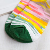 Women,Cotton,Striped,Athletic,Socks,Outdoor,Elastic