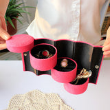 Honana,Layers,Storage,Jewelry,Necklace,Earring,Organizer,Cylinder,Holder