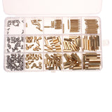 Suleve,MXBH1,360Pcs,Knurled,Brass,Round,Thread,Column,Standoff,Support,Spacer,Pillar,Board