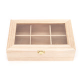 Compartments,Wooden,Kitchen,Spice,Display,Storage,Chest,Essential,Container
