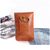 Men's,Waist,Genuine,Leather,Outdoor,Storage,Smartphone,Wallet,Holder