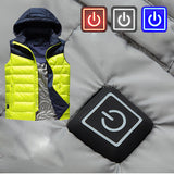 TENGOO,Men's,Electric,Jacket,Modes,Charging,Heating,Warmer,Clothes,Lightweight,Washable,Winter,Thermal