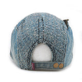 Unisex,Cotton,Denim,Jeans,Washed,Beret,Paper,Zipper,Decorative,Duckbill,Buckle,Cabbie