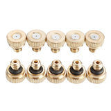 Brass,Pressure,Misting,Nozzle,Quick,Socket,Spray,Outdoor,Garden,Water,Spray,Atomization,Irrigation,Fittings,Pipe"