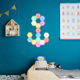 Loskii,Modular,Touch,Dimmable,Lights,Timing,Remote,Control,Hexagonal,Night,Light
