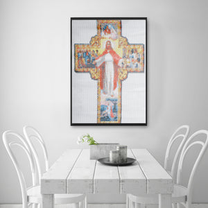 Diamond,Painting,Christ,Religious,Theme,Cross,Stitch,Decorations