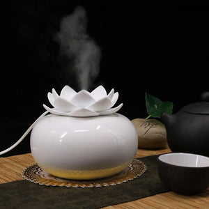 Lotus,Ceramic,Humidifier,Purifier,Diffuser,Aroma,Diffuser,Powered,Humidifier