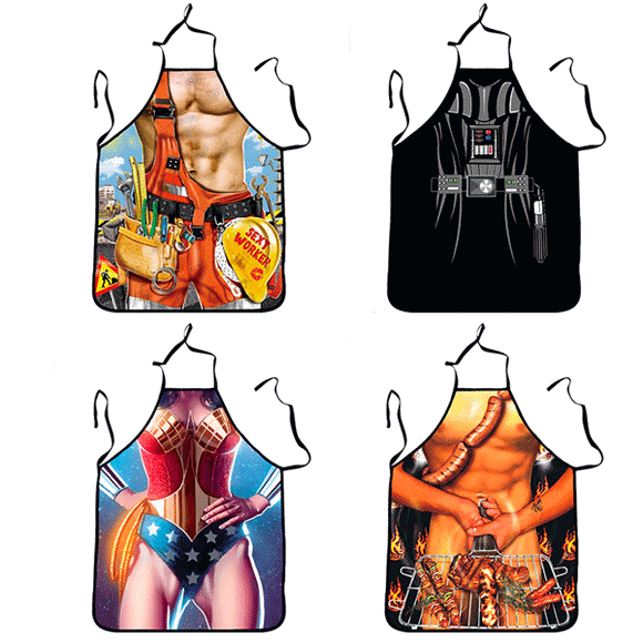 Honana,Naked,Apron,Kitchen,Barbecue,Grill,Muscle,Apron