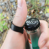 Outdoor,Finger,Opener,Stainless,Steel,Bottle,Opener