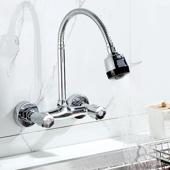 Mount,Brass,Mixer,Faucet,Kitchen,Basin,Flexible,Spout,handle,Faucet